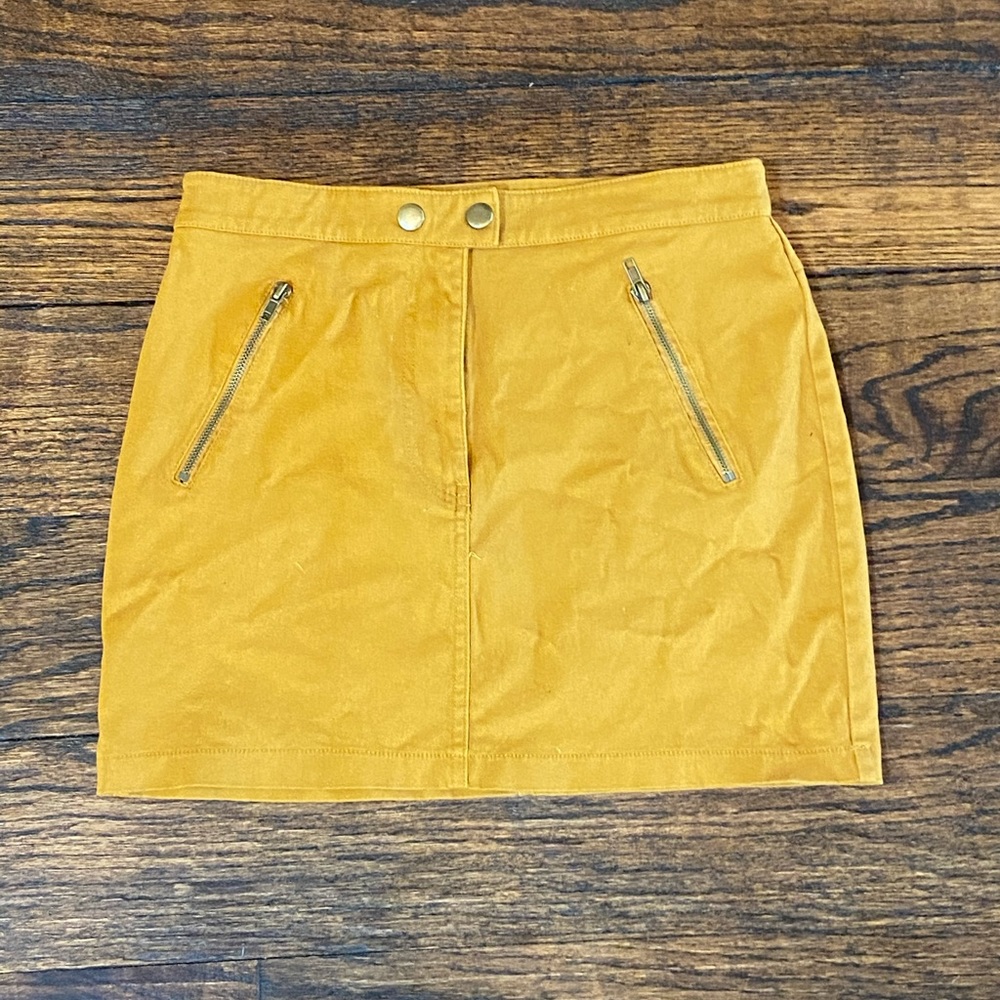 COPY - Gold Mini Skirt